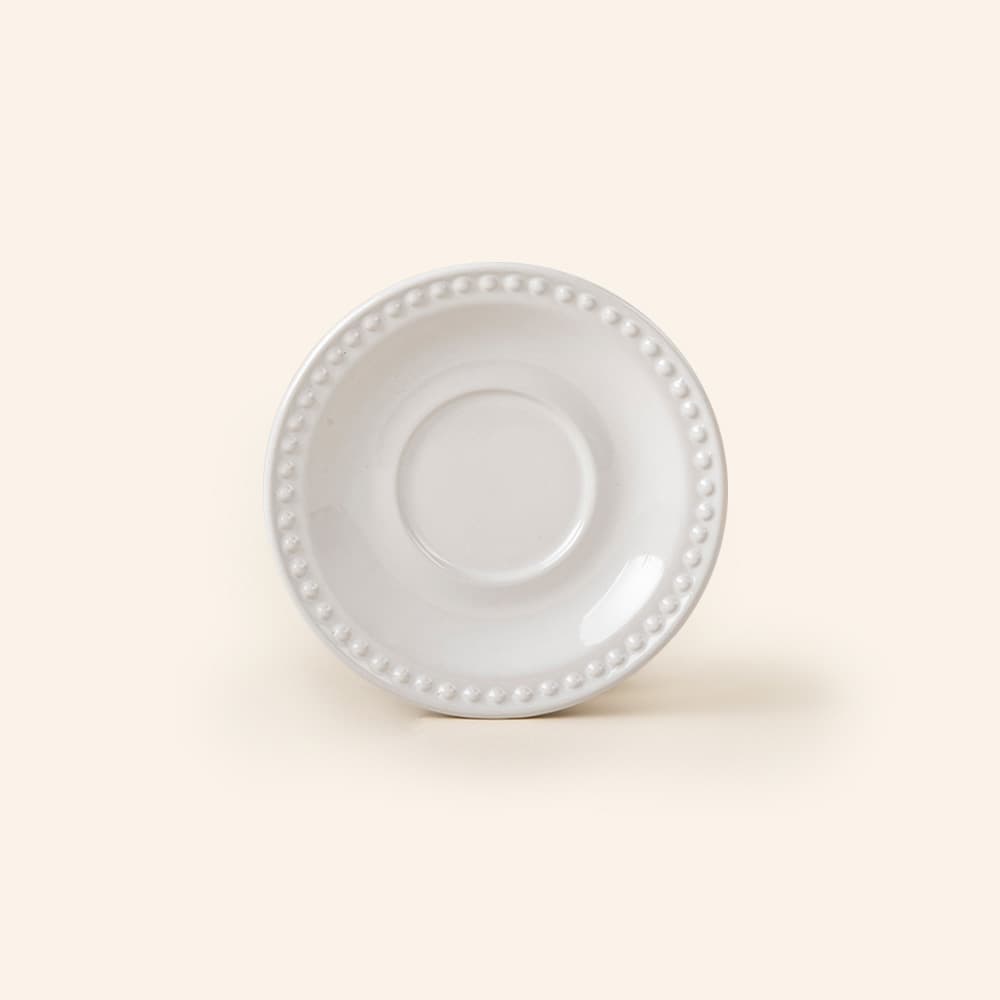 Plato para Taza 16 cm Durezza Emboss Mauve