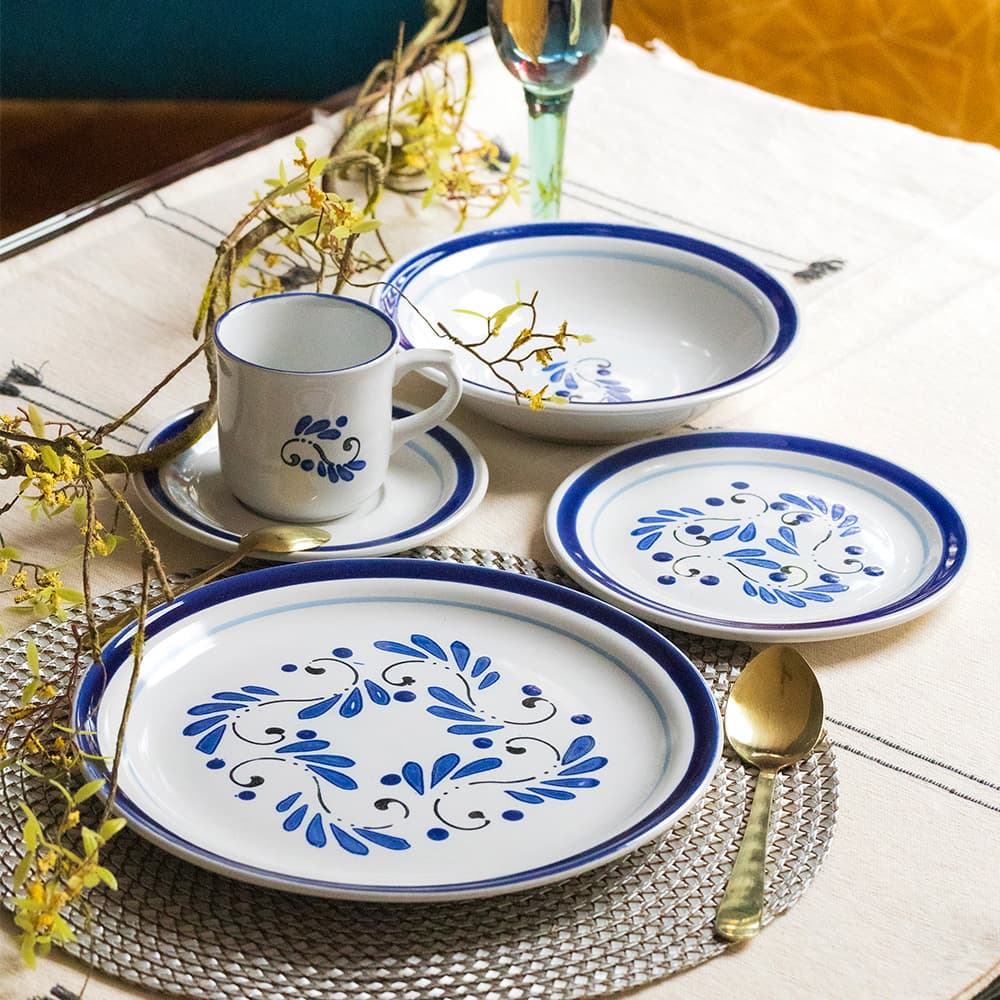 Vajilla para 4 Personas 16 pzs Mexicana Talavera Puebla